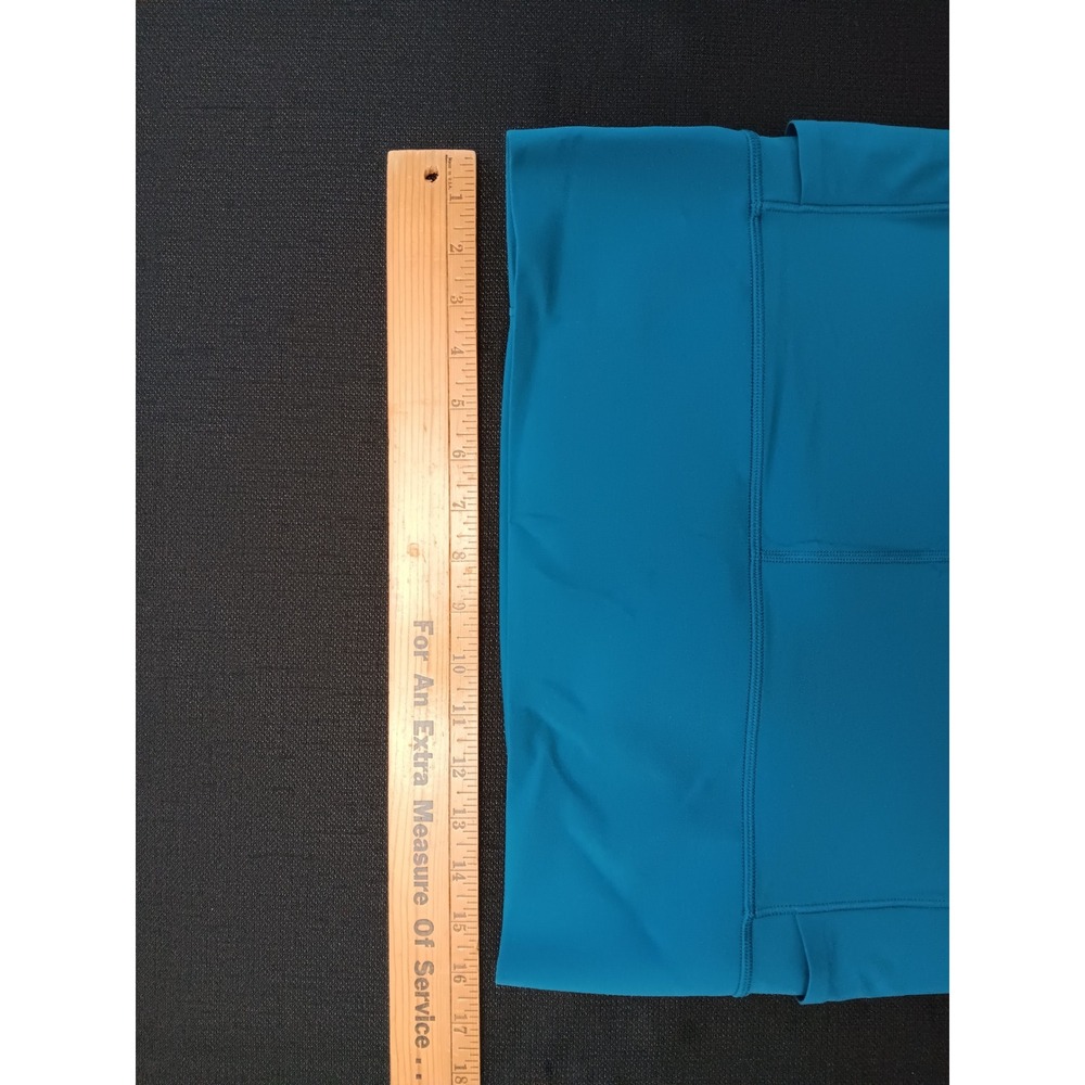 Athleta Salutation Stash 7/8 Tight Teal Blue High Rise Leggings XL 54023 - Picture 3 of 11